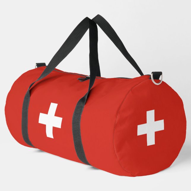 Sac De Sport Drapeau de la Suisse (Coin gauche)