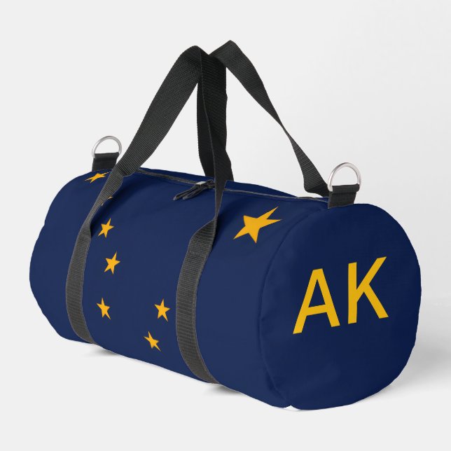 Sac De Sport Drapeau de l'Alaska (Coin gauche)