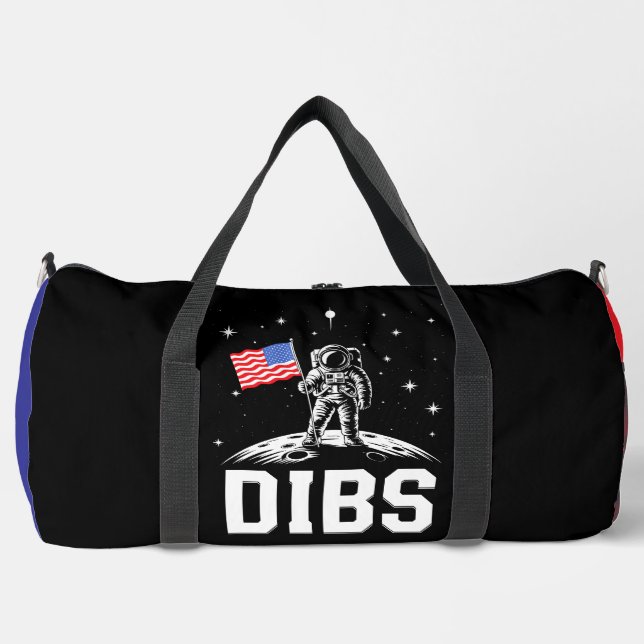 Sac De Sport Drapeau de Lune Astronaute Dibs  (Recto)