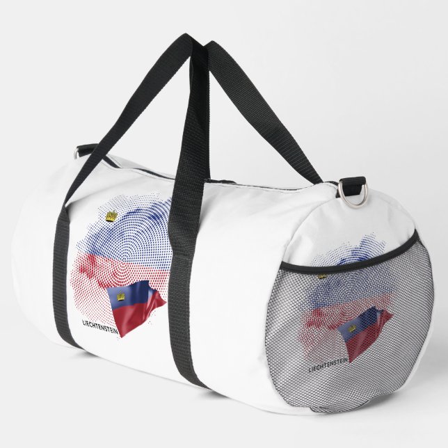Sac De Sport drapeau du Liechtenstein (Coin droit)