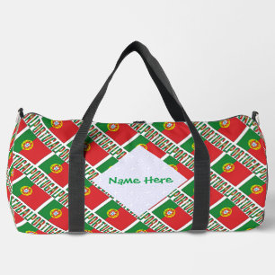 Sac De Sport Drapeau du Portugal personnalisé en mosaïque