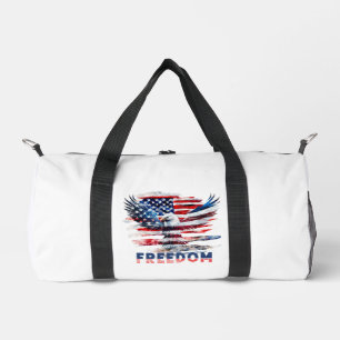 Sac De Sport Drapeau et aigle des Etats-Unis.Liberté.