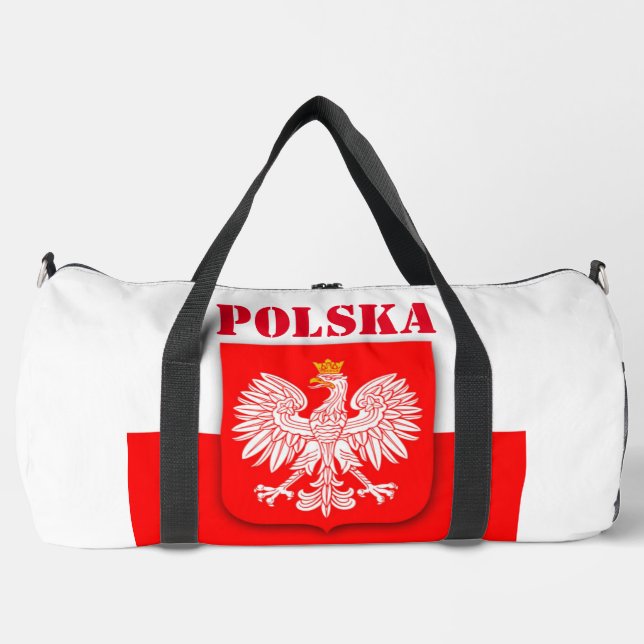 Sac De Sport Drapeau Polska Patriotic Football Soccer (Recto)