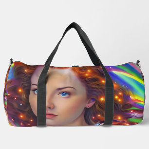Sac De Sport Dreamy Girl with Rainbow Lights