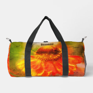Sac De Sport Dreamy Zinnia Flower Vintage personnalisé