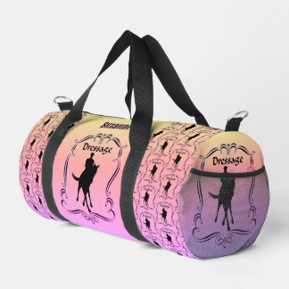 Sac De Sport Dressage Cheval Et Rider Silhouette Personnalisé