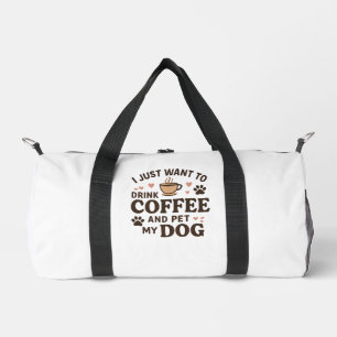 Sac De Sport Drôle chien amoureux Mug Chien Maman Chien Papa