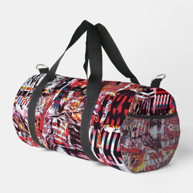 Sac De Sport Duffel Bag – Fragmented Pulse (Coin droit)