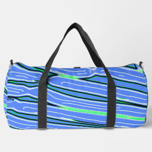 Sac De Sport Duffel Sac, Design classique de couleur bleu moder