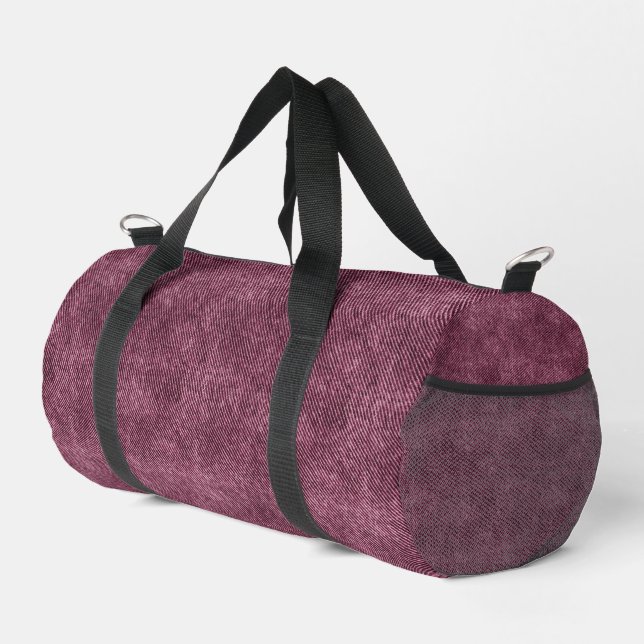 Sac De Sport Dusky Rose Denim Motif (Coin droit)