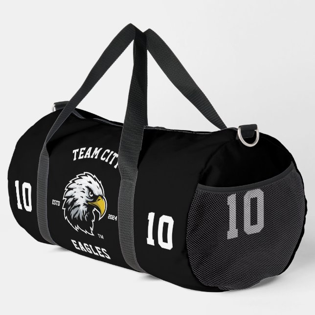 Sac De Sport Eagles "Customizable" Sport Team (Coin droit)