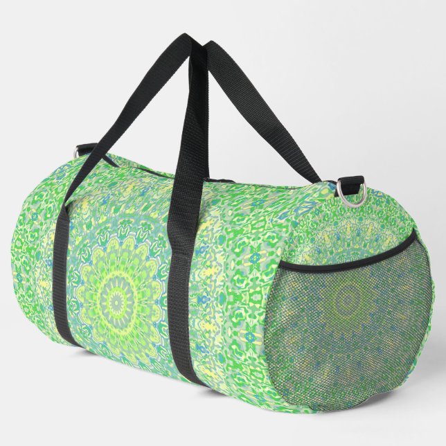 Sac De Sport Éclectique Groovy Hippie Bohème Funky Mandala Colo (Coin droit)
