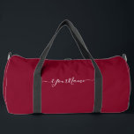 Sac De Sport écriture bordeaux et élégante<br><div class="desc">Ce élégant sac à dos en bordeaux (#800020) est doté d'un design d'impression et de polices de caractères élégantes pour une touche sophistiquée. Parfait pour les voyages, la gym ou l’usage quotidien, il est facile de customiser avec votre nom, monogramme, logo ou texte pour le rendre unique. Un accessoire pratique...</div>