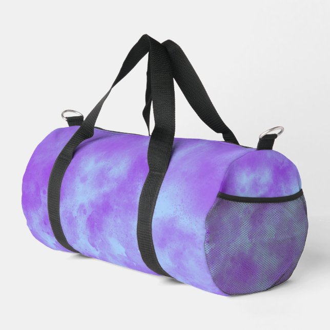 Sac De Sport Effet Cloud bleu violet tempête (Coin droit)