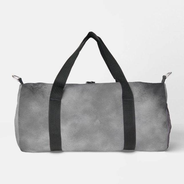 Sac De Sport Effet nuage tempête gris monochrome (Recto)