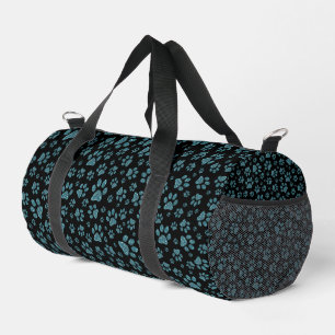 Sac De Sport Effet scintillant des pattes de paillettes bleues