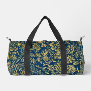 Sac De Sport Élégance Bleue Dorée