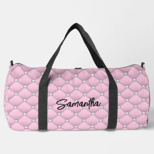 Sac De Sport Élégant rose argent faux gouttes de parties scinti