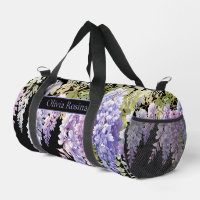 Elégante glycine d'aquarelle violette florale