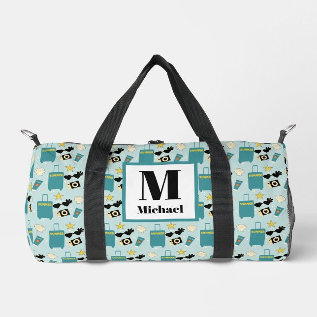 Sac De Sport Éléments mignons de vacances d'été (Recto)