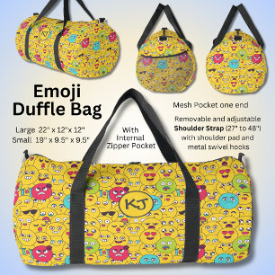 Sac De Sport Emoji bleu jaune rouge