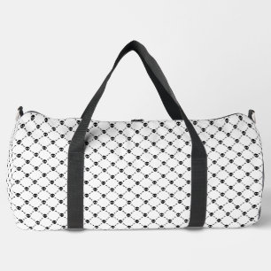 Sac De Sport empreinte croisée du crâne noir blanc halloween