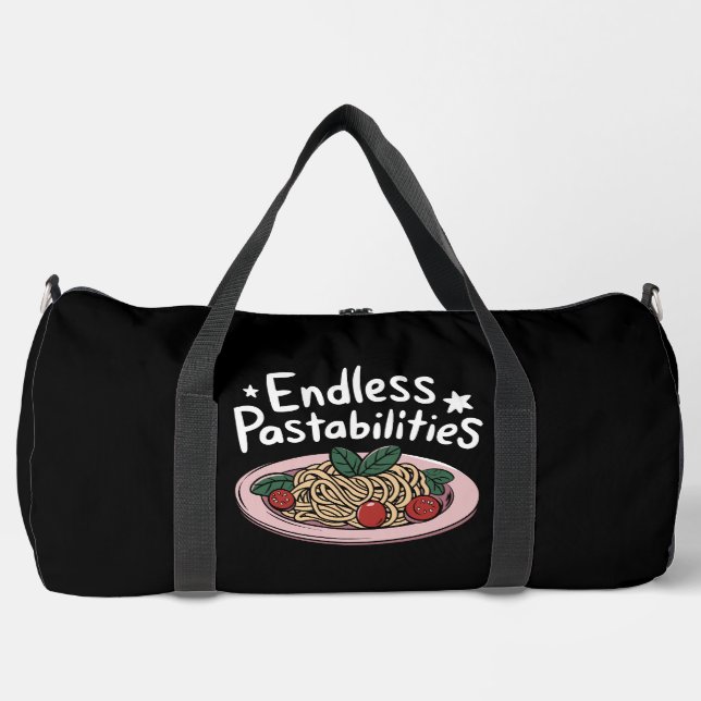 Sac De Sport Endless Pastabilities Fun Pasta Dish (Recto)