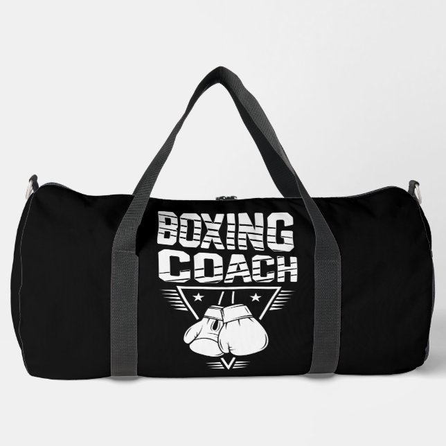 Sac De Sport Entraîneur de boxe gants blancs (Recto)