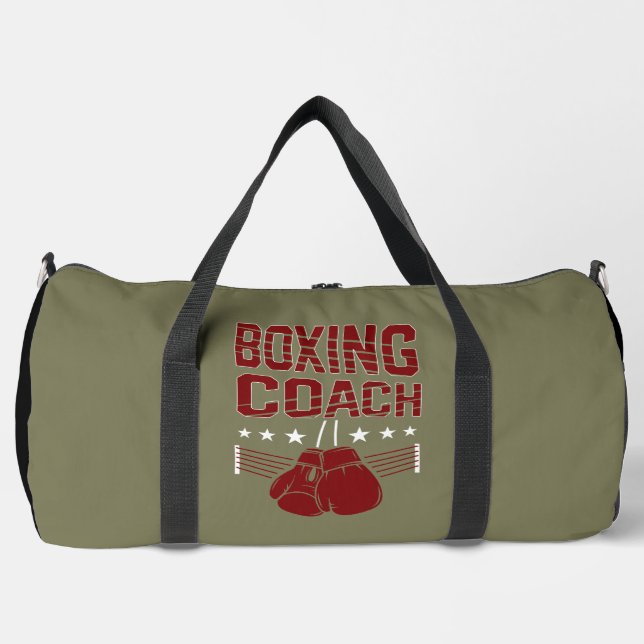 Sac De Sport Entraîneur de boxe gants rouges  (Recto)