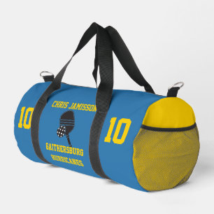 Sac De Sport Entraîneur de l'équipe de football Joueur bleu cla