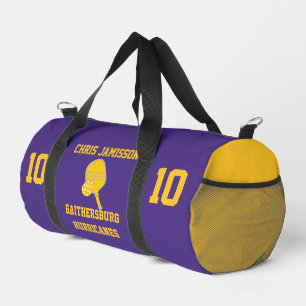 Sac De Sport Entraîneur de l'équipe de Pickleball Joueur Violet
