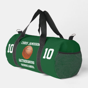 Sac De Sport Équipe de basket-ball Entraîneur ou joueur Vert Pe