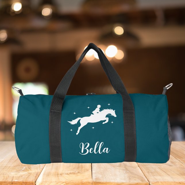 Sac De Sport Équitation Équestre Moderne Sarcelle (Créateur téléchargé)