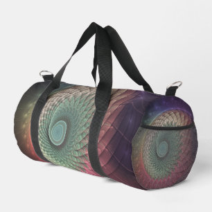 Sac De Sport Escargot Abstrait coloré Art moderne fractal