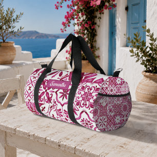 Sac De Sport Été majolique rouge sicilien méditerranéen