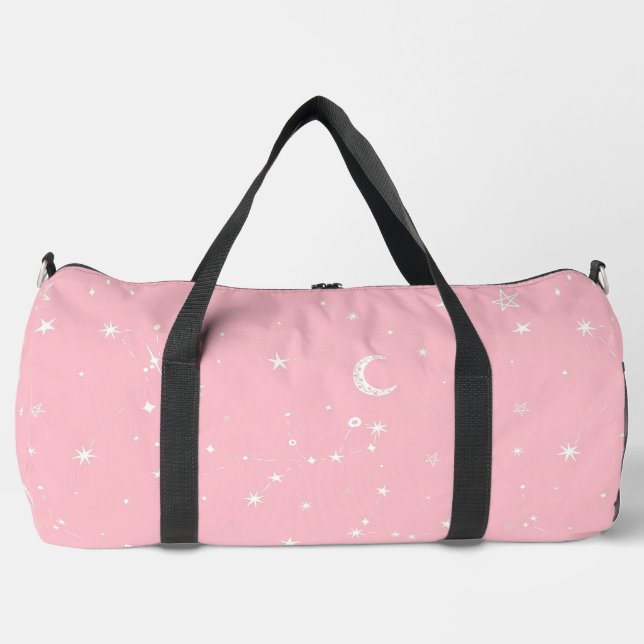 Sac De Sport étoile céleste lune constellation rose (Recto)