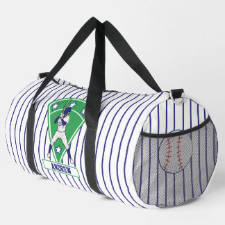 Sac De Sport Étoile de base-ball personnalisée bleu