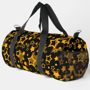 Sac De Sport Étoiles Jaune Doré Pailleté Design 