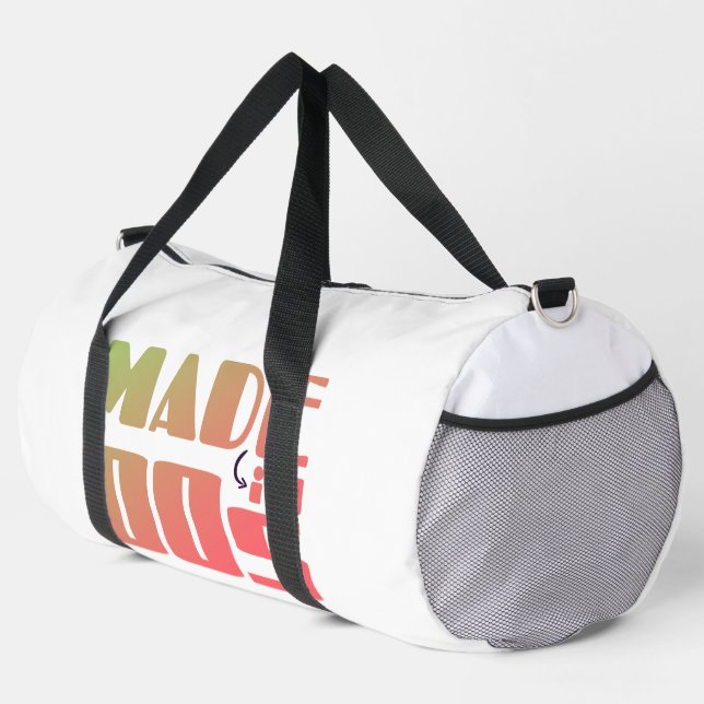 Sac De Sport Fabriqué dans les années 100 - Vibes nostalgiques (Coin droit)
