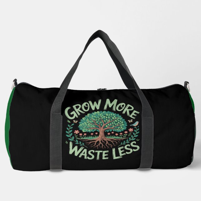 Sac De Sport Faire Pousser Plus, Gaspiller Moins Arbre (Recto)