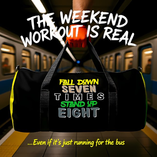 Sac De Sport Fall Down Seven Stand Up Eight (Créateur téléchargé)