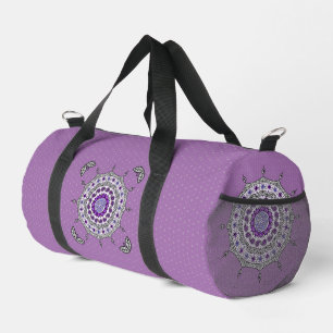 Sac De Sport Fantaisie Mehndi Argent