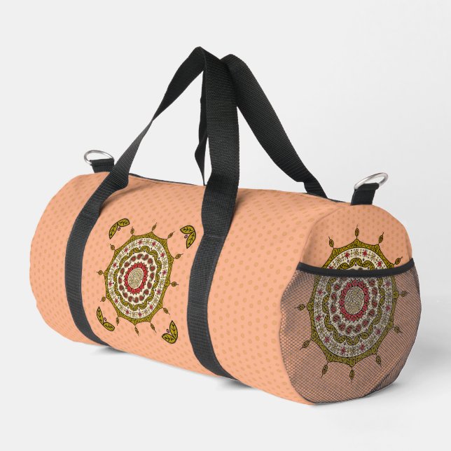 Sac De Sport Fantaisie Mehndi Or (Coin droit)