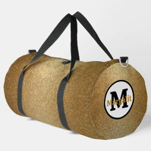 Sac De Sport Faux Gold Parties scintillant Monogramme Grand
