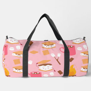 Sac De Sport feu de camp marshmallow chocolat smores rose
