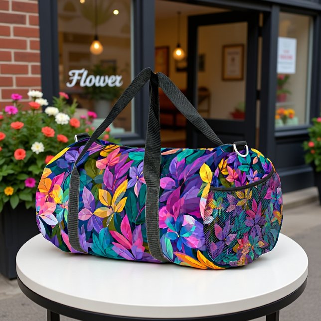 Sac De Sport Feuillage Tropical Vibrant  (Créateur téléchargé)