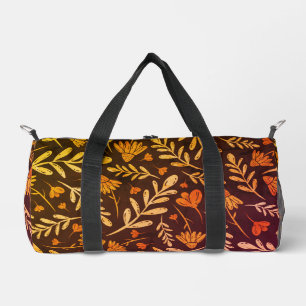 Sac De Sport Feuilles et fleurs d'automne