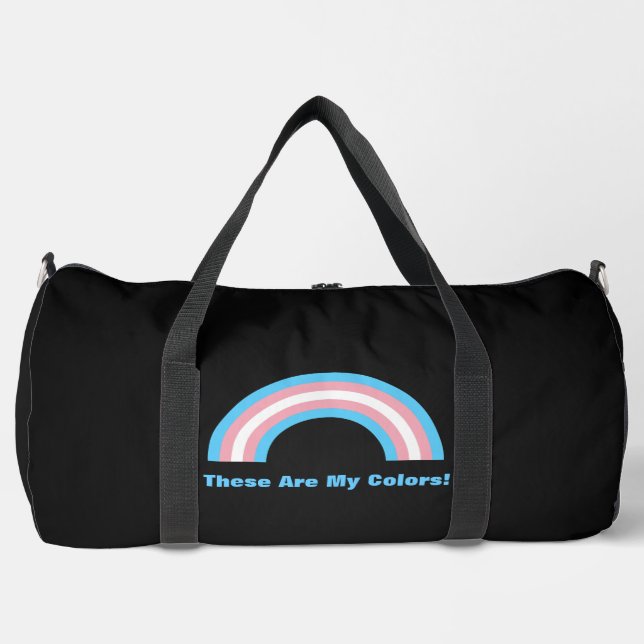 Sac De Sport Fierté arc-en-ciel transgenre  (Recto)