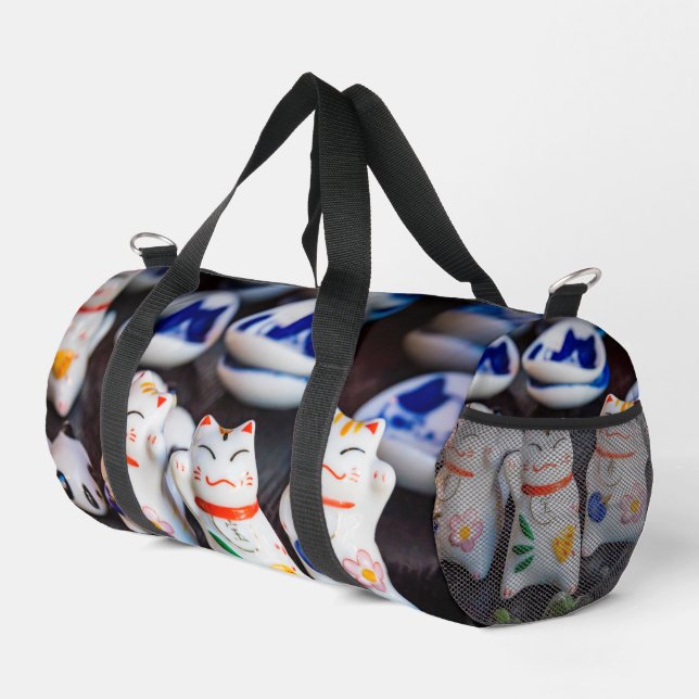 Sac De Sport figurines de chats à Beckoning (Coin droit)
