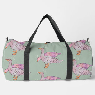 Sac De Sport Filles d'oies Duo d'oies de l'art folklorique fa